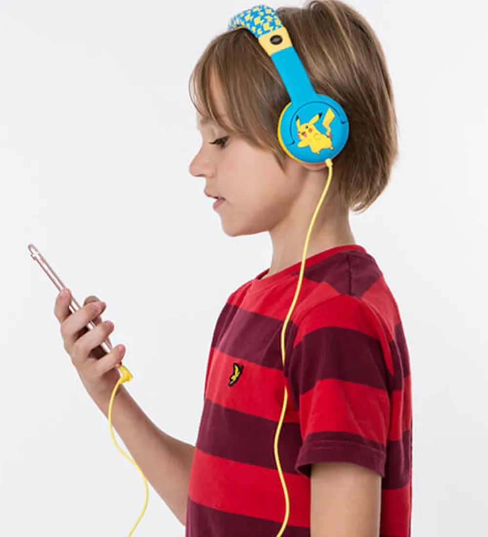 OTL Høretelefoner*Høretelefoner - Pokemon - On-Ear Junior - Pikachu - Blå/Gul