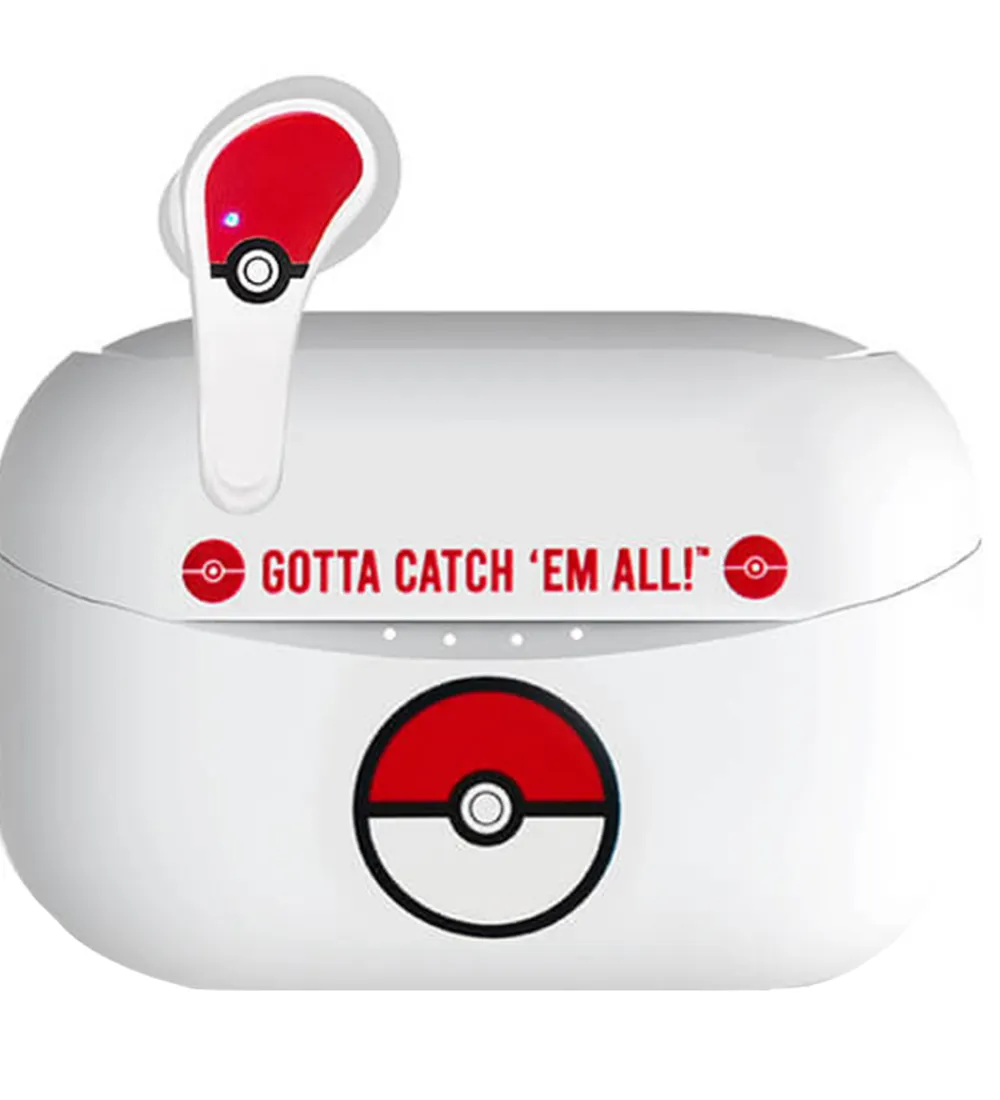 Høretelefoner-OTL Høretelefoner - Pokemon - TWS - In-Ear - Hvid/Rød