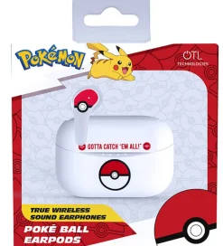 Høretelefoner-OTL Høretelefoner - Pokemon - TWS - In-Ear - Hvid/Rød