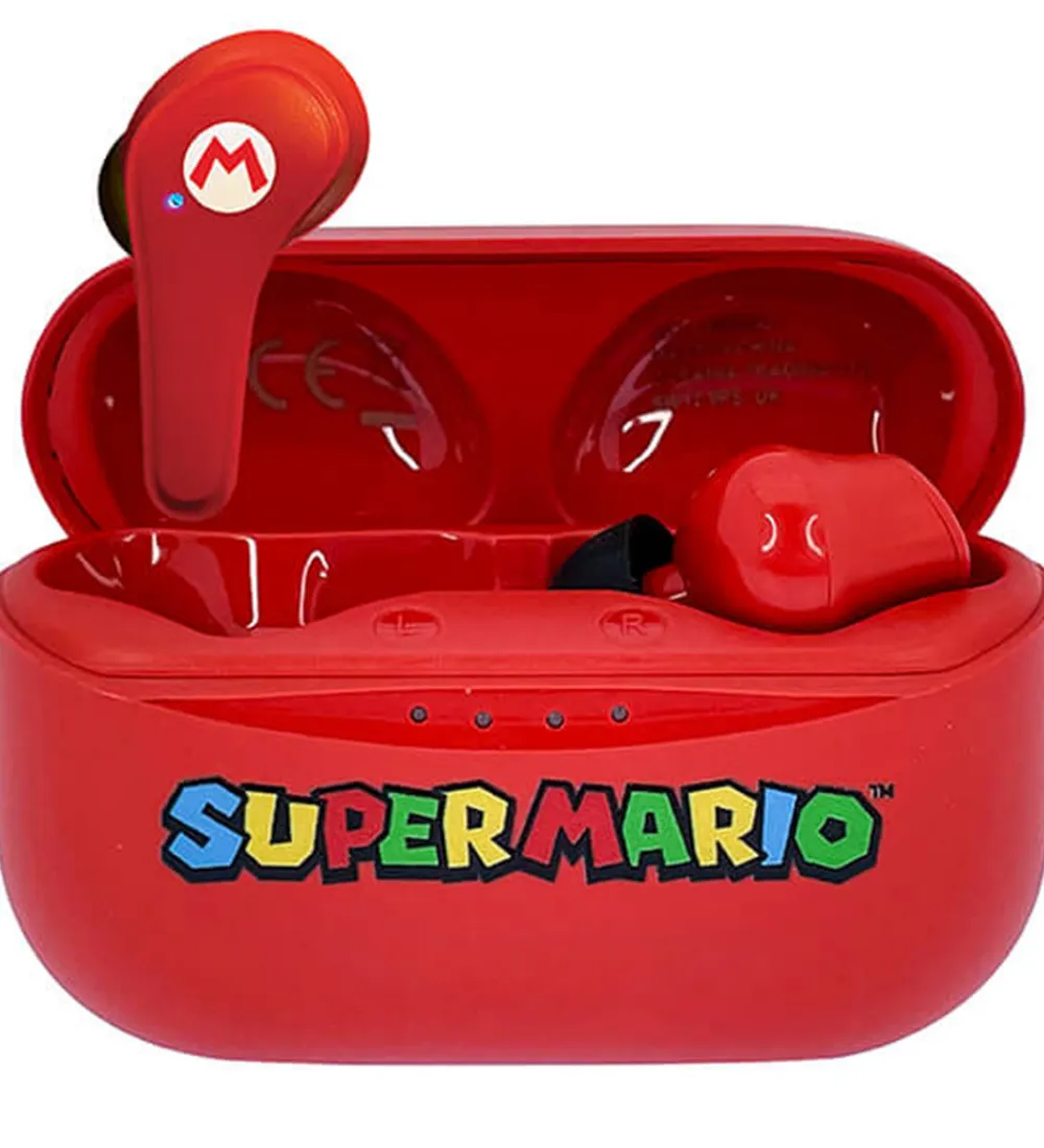 OTL Høretelefoner*Høretelefoner - Super Mario - TWS - In-Ear - Rød