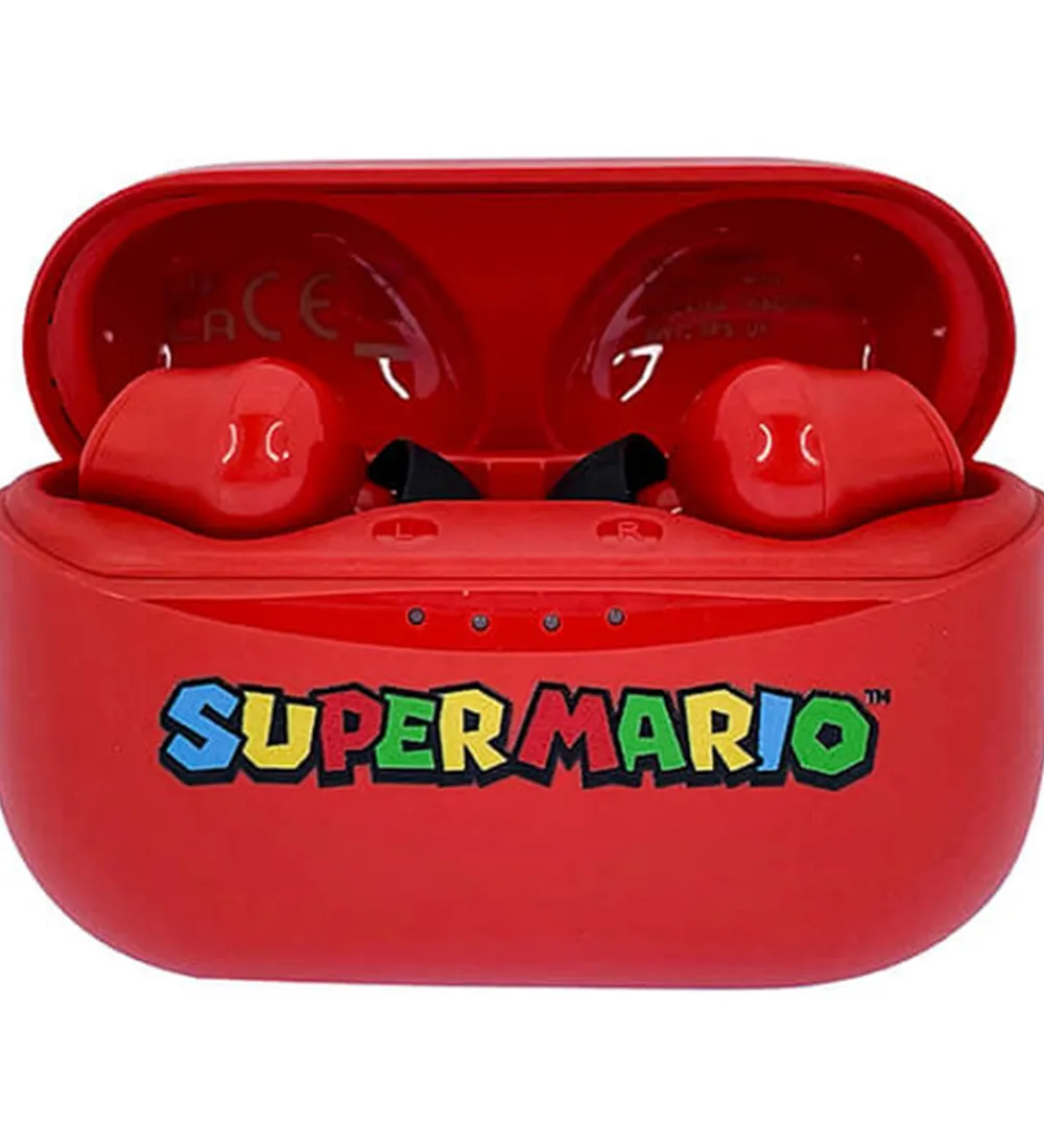 OTL Høretelefoner*Høretelefoner - Super Mario - TWS - In-Ear - Rød