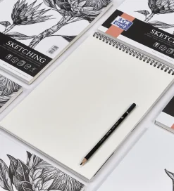 Malebog-Oxford Skitseblok - A4 - Creative Pad Sketching