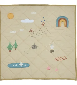 Aktivitetsstativer-OYOY Aktivitetstæppe - Quiltet - Forest Activity Blanket