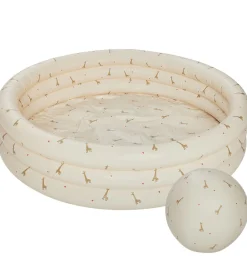 OYOY Vandleg|Badebassin*Badebassin m. Badebold - 120x26 cm - Butter/Giraffe