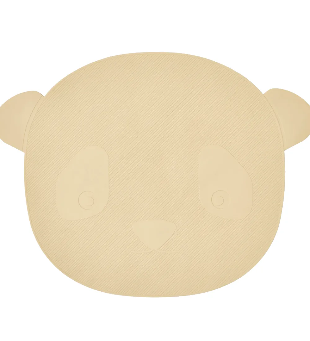 Badekar Og Bademåtter-OYOY Bademåtte - Silikone - Ling Ling Panda - Vanilla