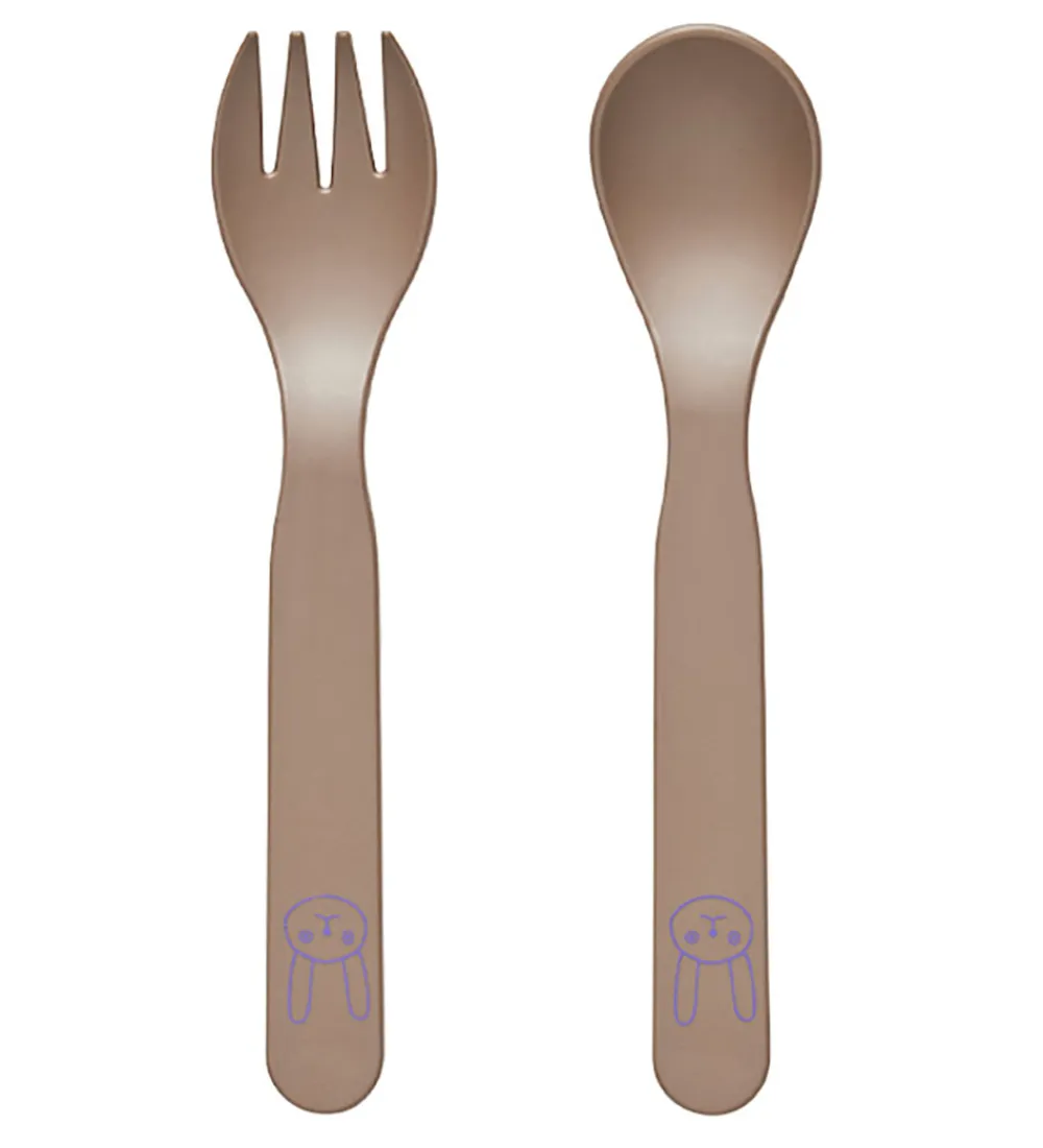 Børnebestik-OYOY Børnebestik - 2 Dele - Pullo - Taupe