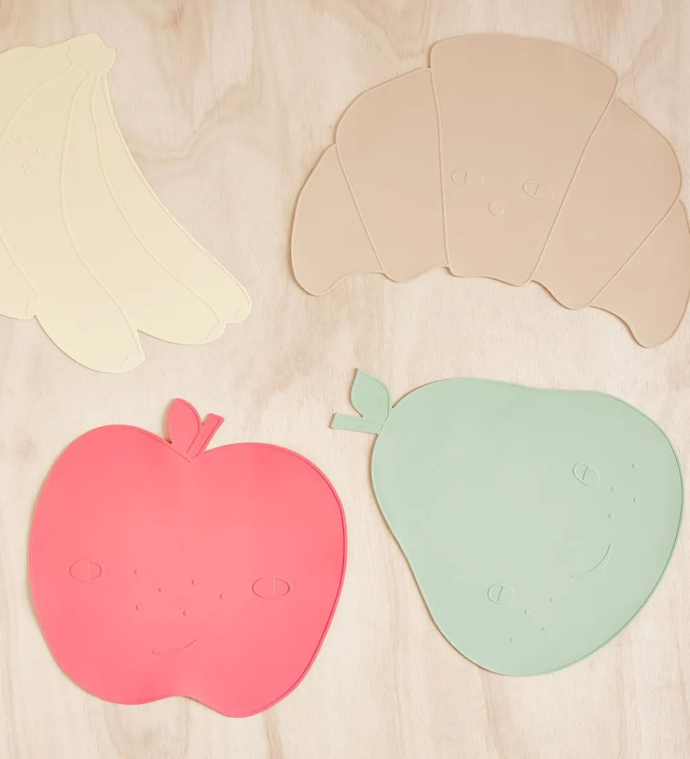 Dækkeservietter-OYOY Dækkeserviet - Silikone - Placemat - Croissant