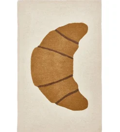 Gulvtæpper-OYOY Gulvtæppe - 120x75 cm - Brun m. Croissant