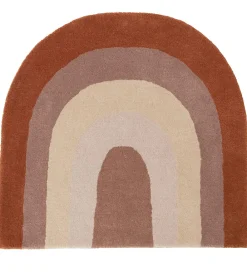Gulvtæpper-OYOY Gulvtæppe - 88x90 cm - Rainbow - Choko