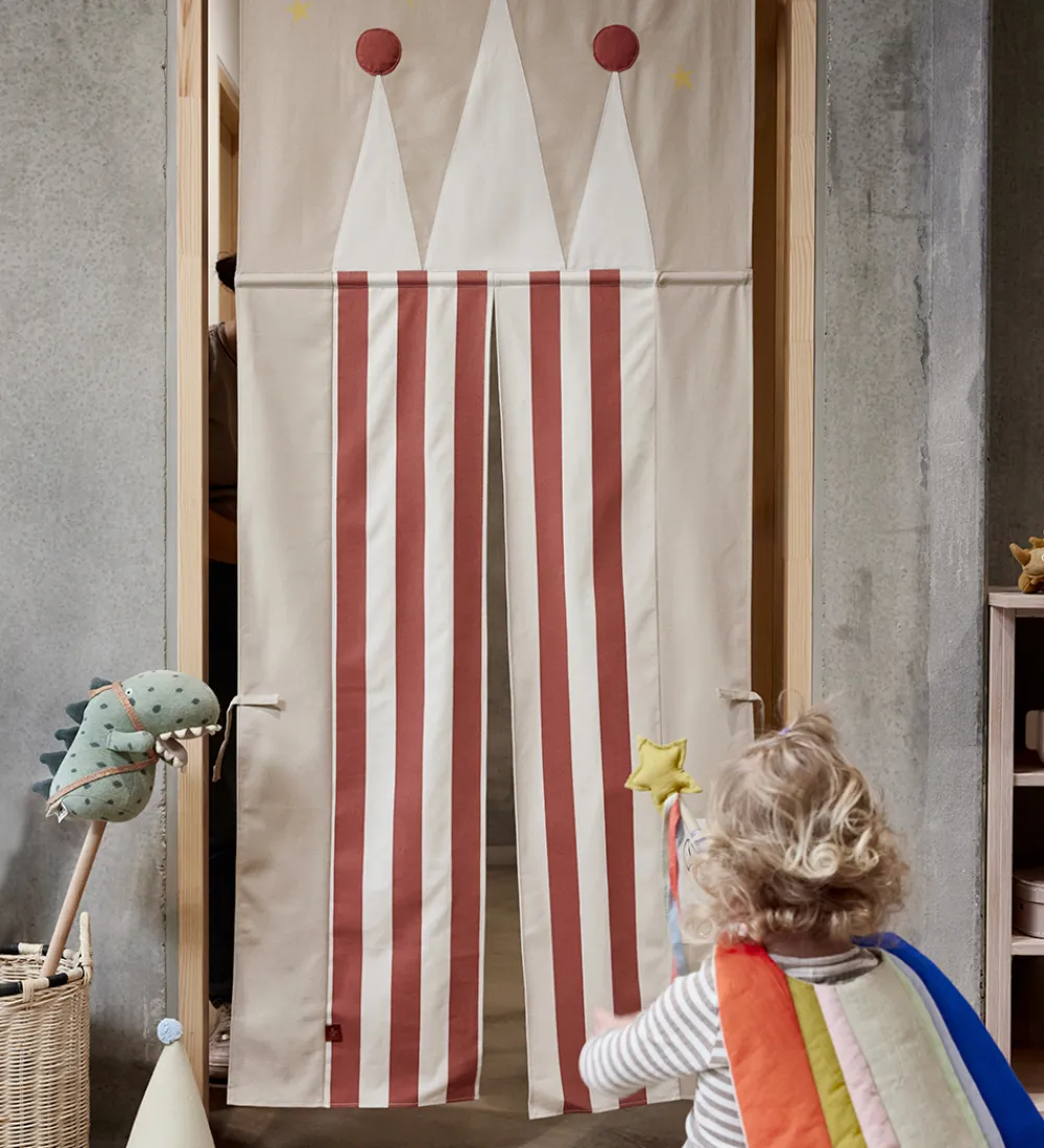Legetelte|Legetelte-OYOY Legedør - Castle Door - Clay/Red