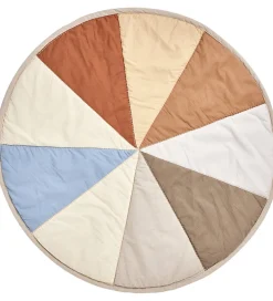 Legetæpper Og Legegulve|Gulvtæpper-OYOY Legetæppe - Quilted - Ø: 100 cm - Moni