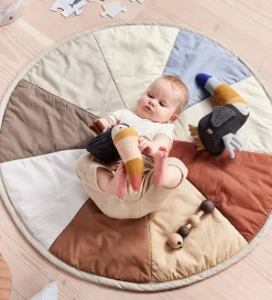 Legetæpper Og Legegulve|Gulvtæpper-OYOY Legetæppe - Quilted - Ø: 100 cm - Moni
