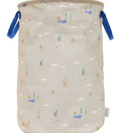 OYOY Kurve|Opbevaring*Opbevaringskurv - Foxy - Large - Beige/Blå