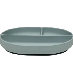 Tallerkener-OYOY Tallerken - Enkei Suction - Silikone - Dusty Blue