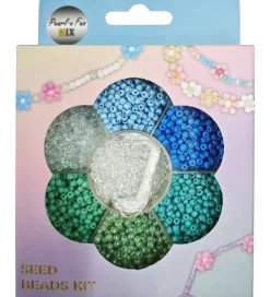 Pearl N Fun Perler*- Perler - Glasperlemix - Blå/Grøn/Klar