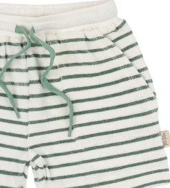 Petit Piao Shorts Og Knickers*Sweatshorts - Frotté - Pocket - Off white/green