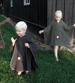 Babyhåndklæde- Og Poncho-Pine Cone Badeponcho - Alf - Pepper