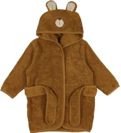 Pippi Baby Badekåber*Badekåbe - Almond m. Bjørn