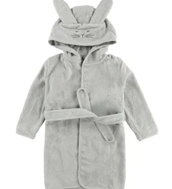 Badekåber-Pippi Baby Badekåbe - Grå m. Kanin