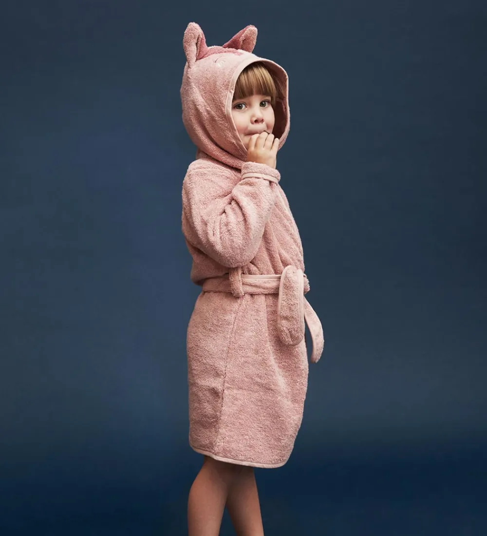 Pippi Baby Badekåber*Badekåbe - Misty Rose m. Ræv