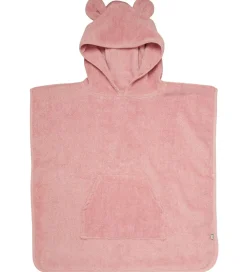 Babyhåndklæde- Og Poncho|Håndklæder-Pippi Baby Badeponcho - Misty Rose