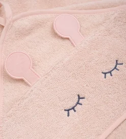 Babyhåndklæde- Og Poncho|Håndklæder-Pippi Baby håndklæde - 83 x 83 cm - Rose Dust