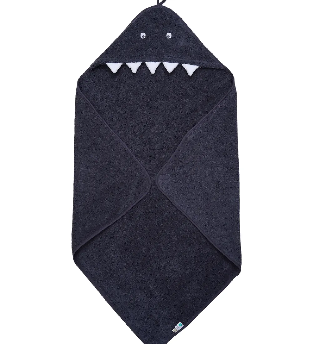 Babyhåndklæde- Og Poncho|Håndklæder-Pippi Baby håndklæde - 83 x 83 cm - Odyssey Gray