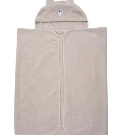 Babyhåndklæde- Og Poncho|Håndklæder-Pippi Baby håndklæde - 70x120 cm - Dove