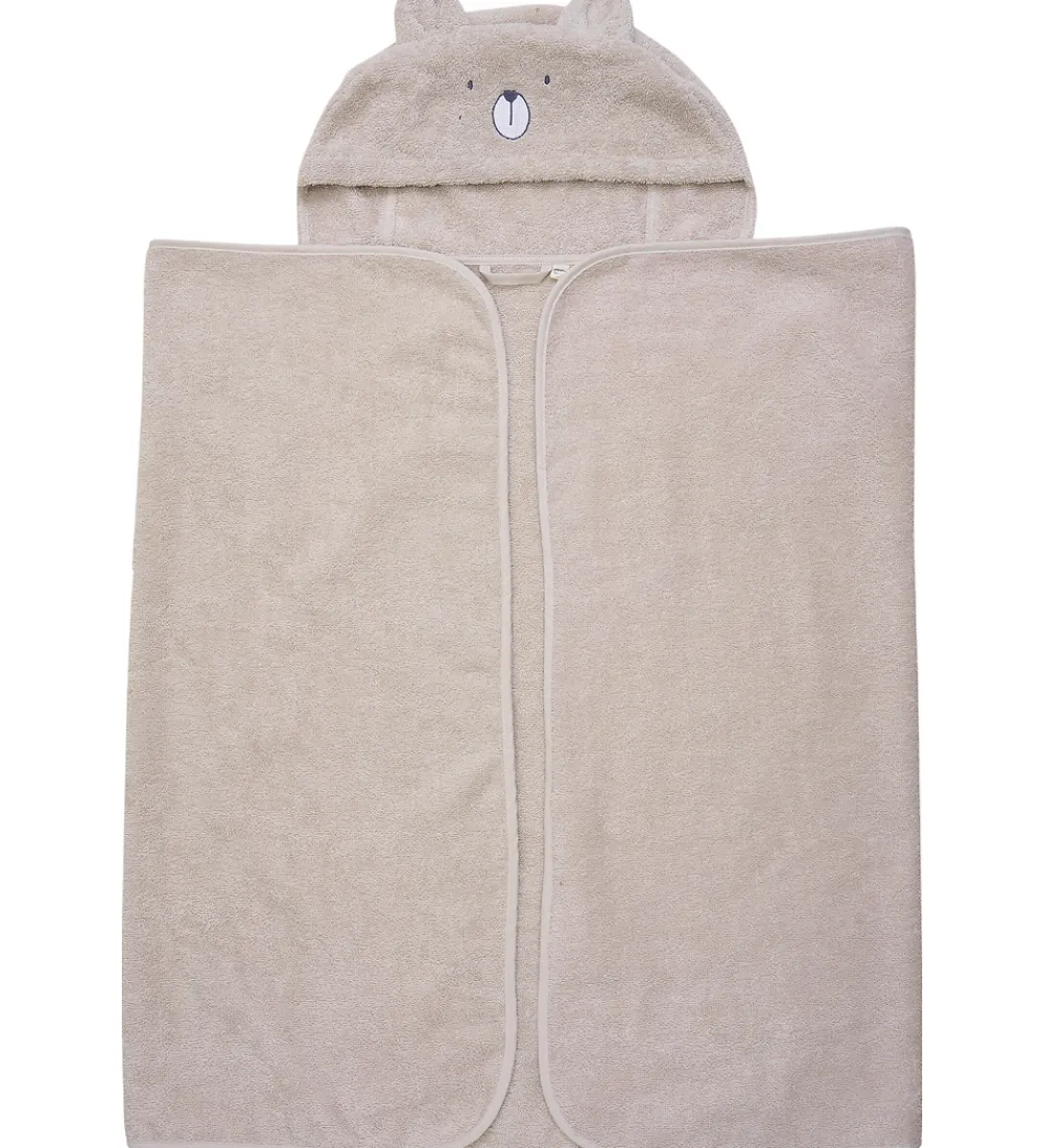 Babyhåndklæde- Og Poncho|Håndklæder-Pippi Baby håndklæde - 70x120 cm - Dove