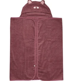 Pippi Baby Babyhåndklæde- Og Poncho|Håndklæder*håndklæde - 70x120 cm - Old Rose