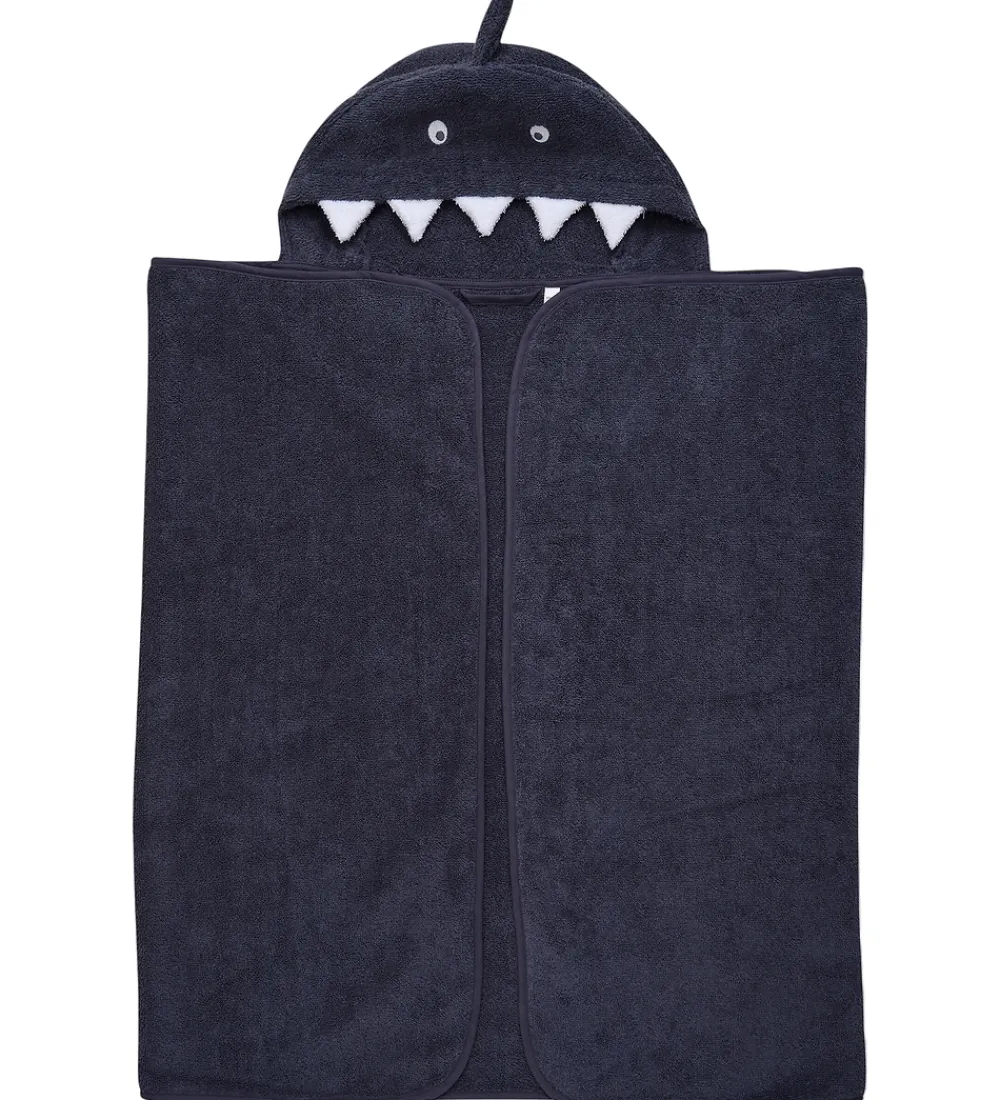 Babyhåndklæde- Og Poncho|Håndklæder-Pippi Baby håndklæde - 70x120 cm - Odyssey Gray