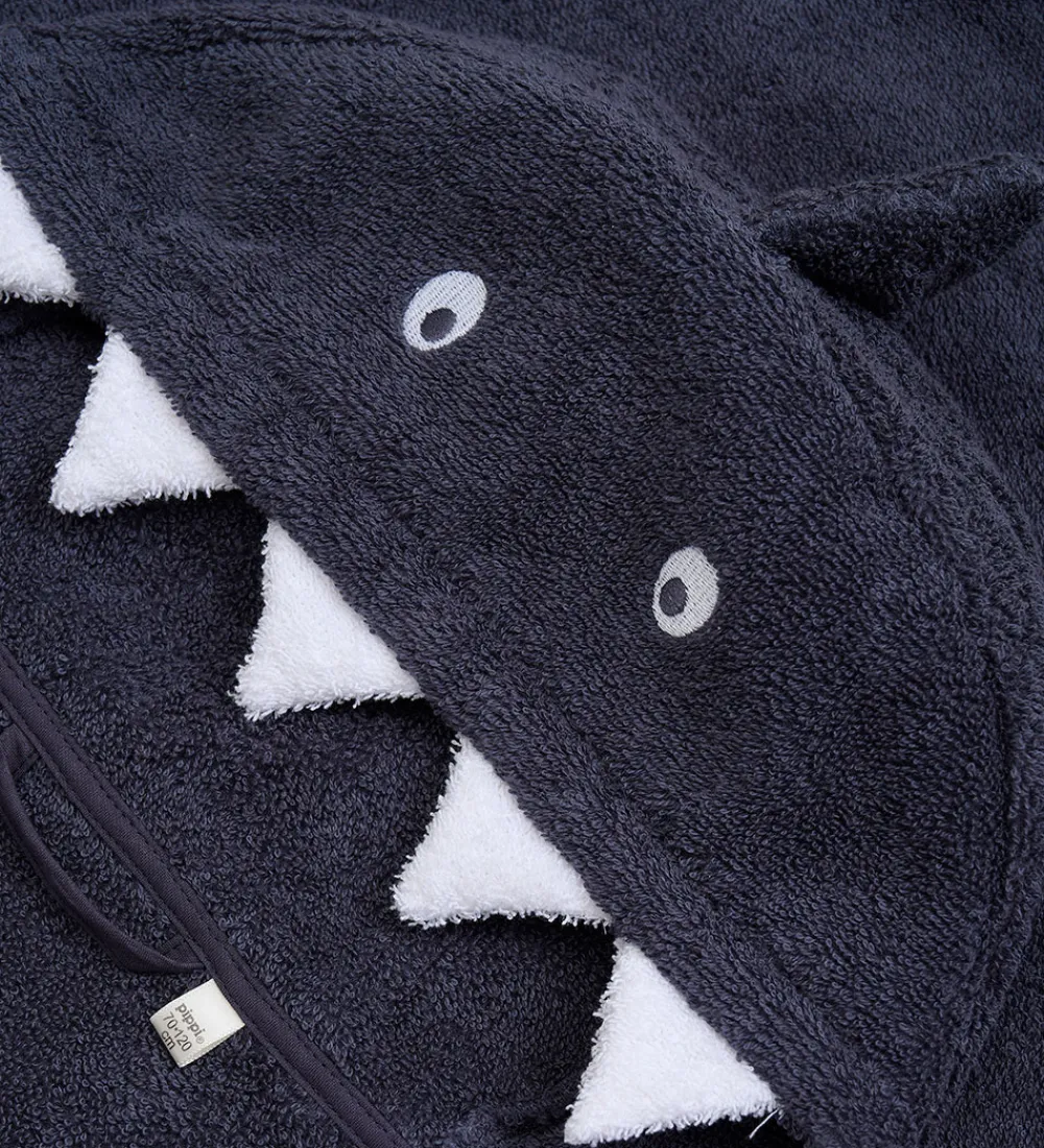 Babyhåndklæde- Og Poncho|Håndklæder-Pippi Baby håndklæde - 70x120 cm - Odyssey Gray
