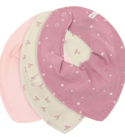 Savlesmække-Pippi Baby Pippi Savlesmæk - Spids - 3-pak - Mauve Orchid