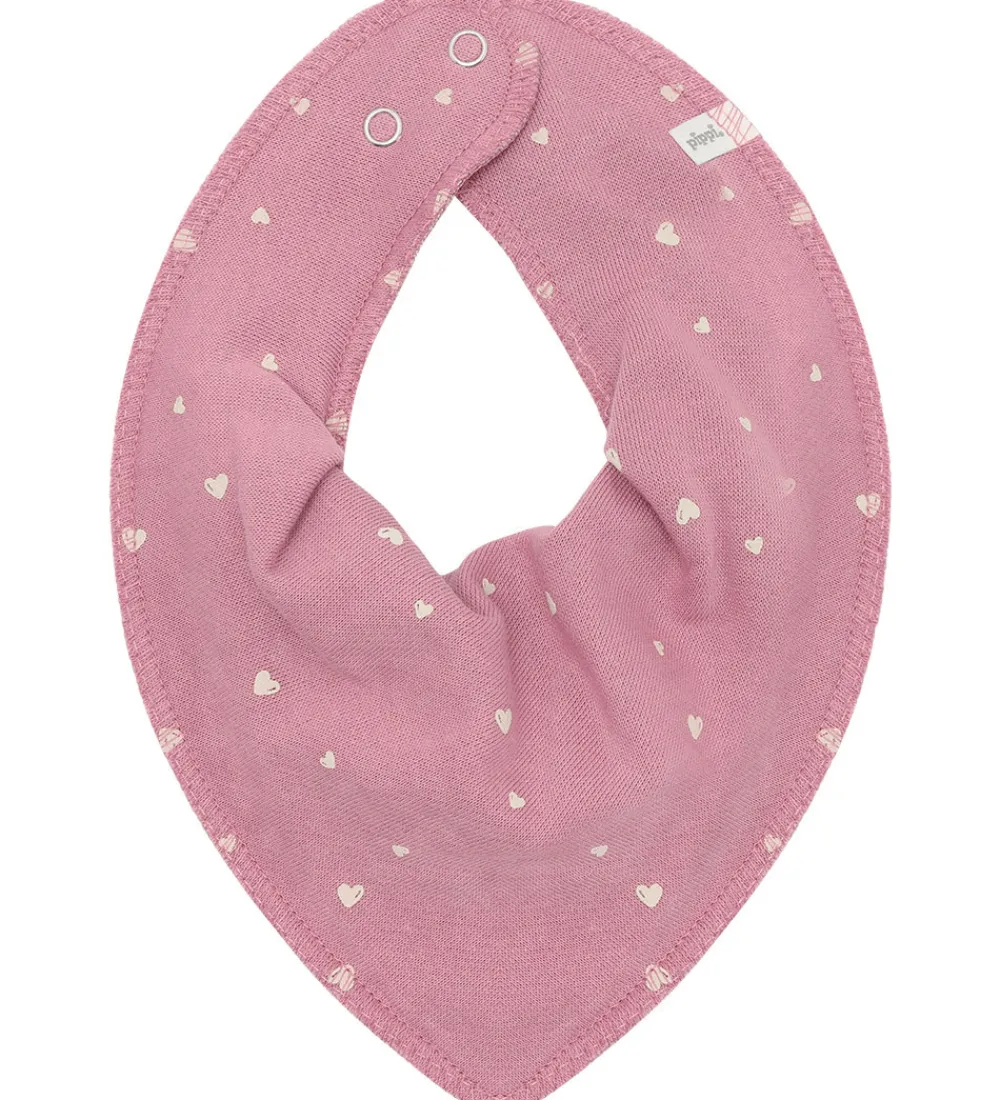 Savlesmække-Pippi Baby Pippi Savlesmæk - Spids - 3-pak - Mauve Orchid