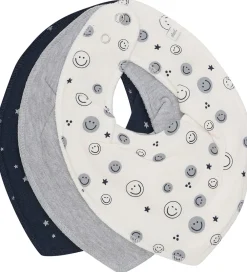 Savlesmække-Pippi Baby Pippi Savlesmække - Spids - 3-pak - Dark Navy