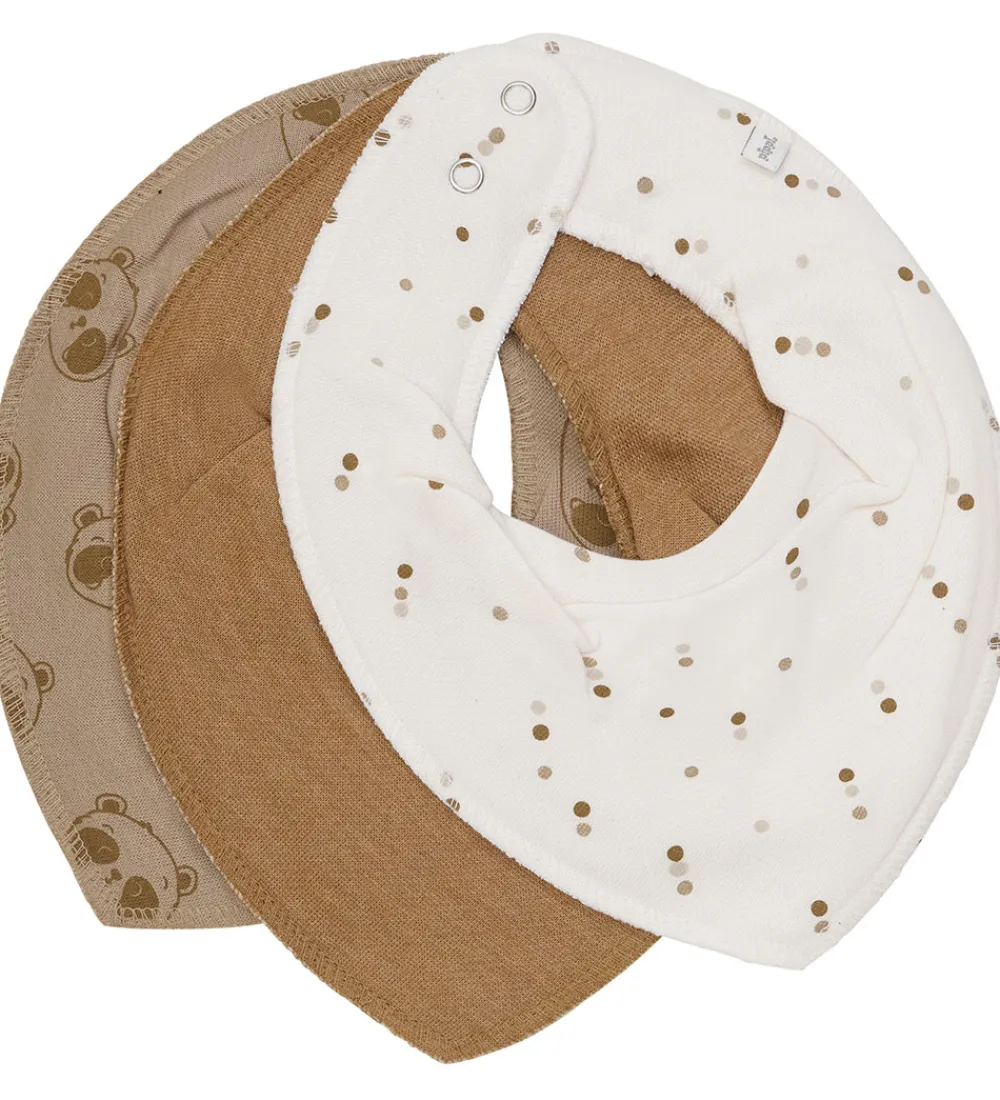 Pippi Baby Savlesmække*Pippi Savlesmække - Spids - 3-pak - Marshmallow White