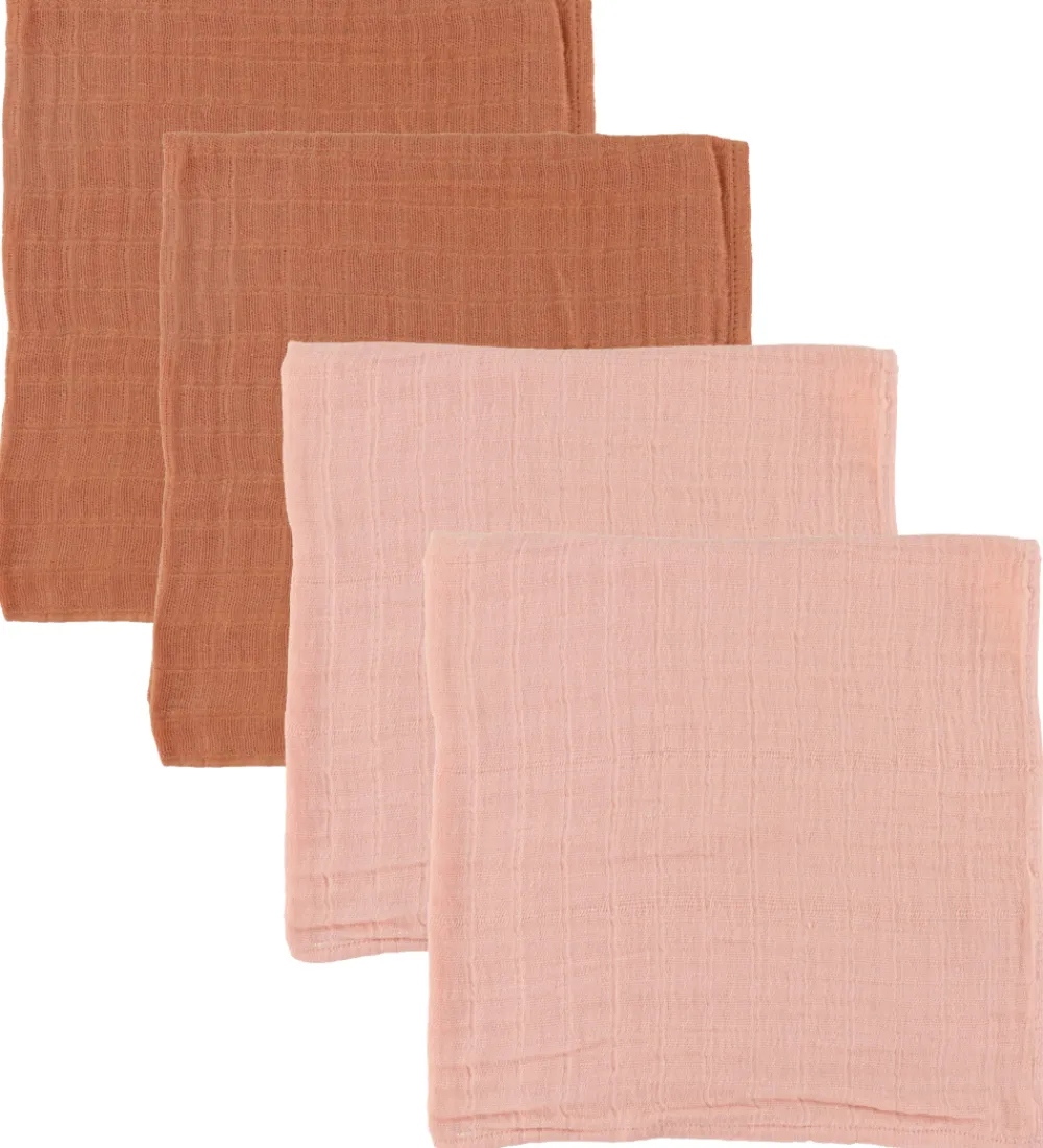 Stofbleer-Pippi Baby Pippi Stofbleer - 4 pak - 65x65 cm - Veiled Rose