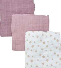 Stofbleer|Pusletid-Pippi Baby Pippi Stofbleer - 3-pak - 65x65 cm - Quail