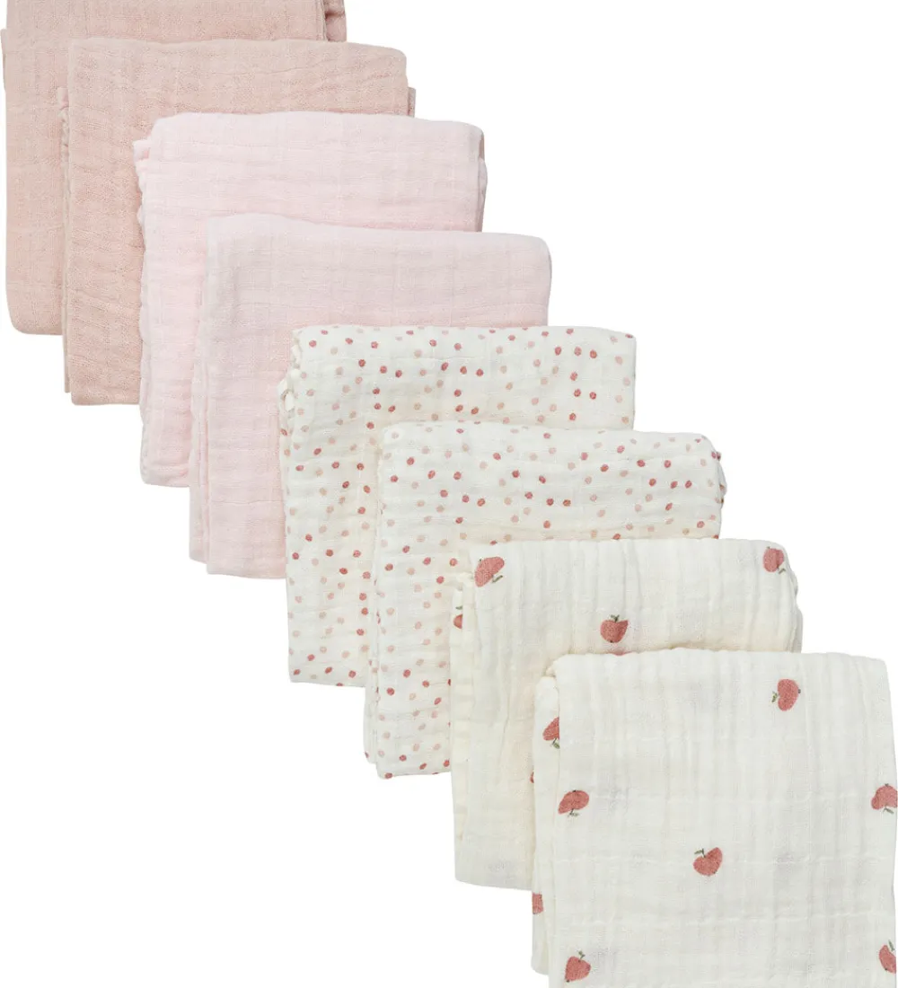 Stofbleer|Pusletid-Pippi Baby Pippi Stofbleer - 8-pak - 65x65 cm - Rose Dust