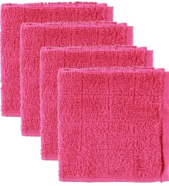 Pippi Baby Vaskeklude*Pippi Vaskeklude - 4-pak - Pink