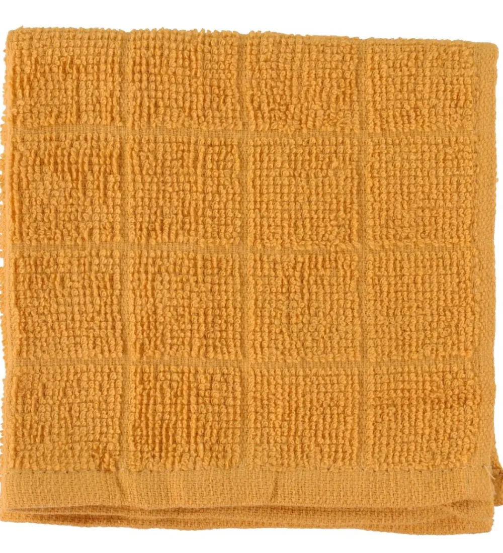 Pippi Baby Vaskeklude*Pippi Vaskeklude - 4-pak - 27x27 - Mineral Yellow
