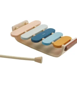 Musikinstrumenter-PlanToys Musikinstrument - Træ - Oval Xylofon