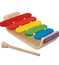 Musikinstrumenter-PlanToys Oval Xylofon - Multifarvet
