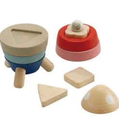 PlanToys Stablelegetøj*Trælegetøj - Stableraket - 11 Dele