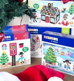 Perler-Playbox Perlesæt - 4000 stk. - Julemotiver