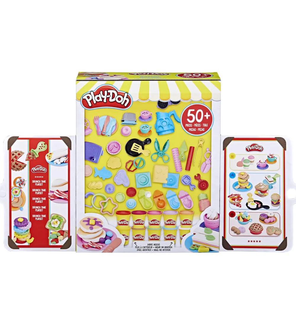 Modellervoks-Play-Doh Modellervoks - 50 Dele - Brunch Time Playset