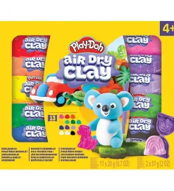 Play-Doh Modellervoks|Kreativ Leg*Modellervoks - Air Dry Clay - 13-pak - Variety Kit