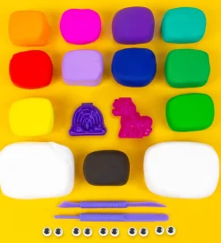 Play-Doh Modellervoks|Kreativ Leg*Modellervoks - Air Dry Clay - 13-pak - Variety Kit