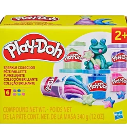Modellervoks-Play-Doh Modellervokssæt - 6-pak - Sparkle Collection - 340g