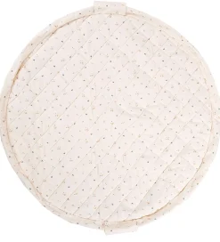 Play&Go Legetæpper Og Legegulve|Opbevaringstæpper*Legetøjstæppe - Ø120 - Soft Organic - Moon